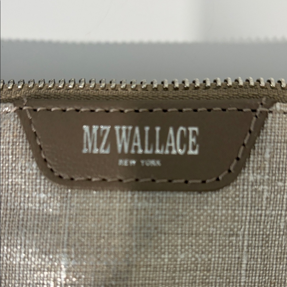 MZ Wallace Metallic Beige Crossbody Bag - Picture 2 of 7